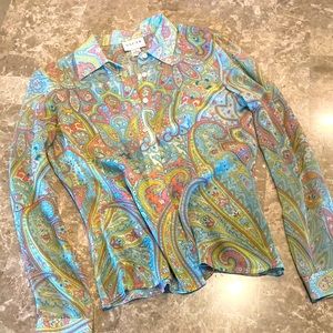 Oscar de la Renta Blouse. Sz 2